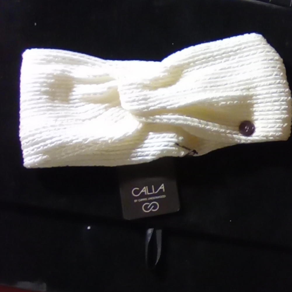 Calia braided shine headband ivory N/Wtags